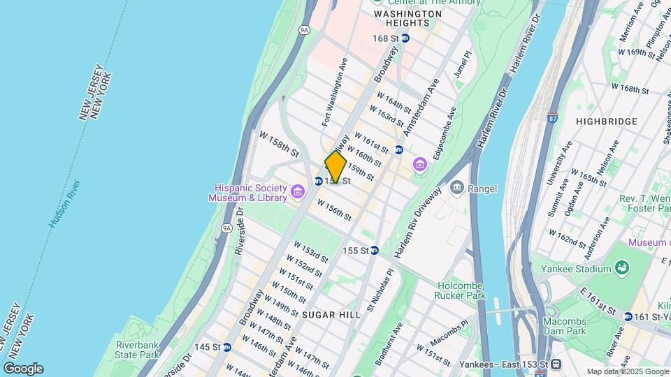 547 W 157th St Mapa y Detalles de la Ubicación