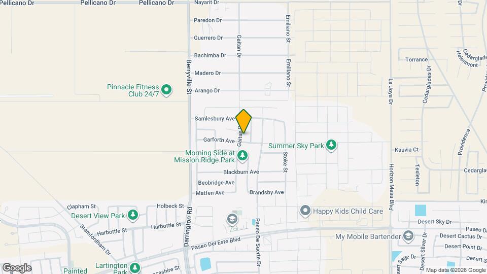 1130 Gaitan Dr Map and Location Details