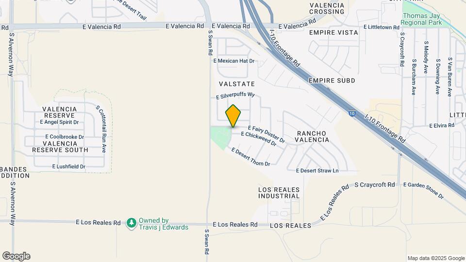4801 E Chickweed Dr Map and Location Details