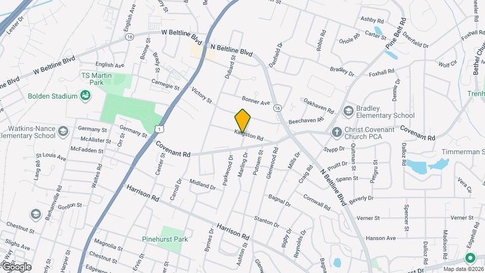 2647 Trull St Map and Location Details