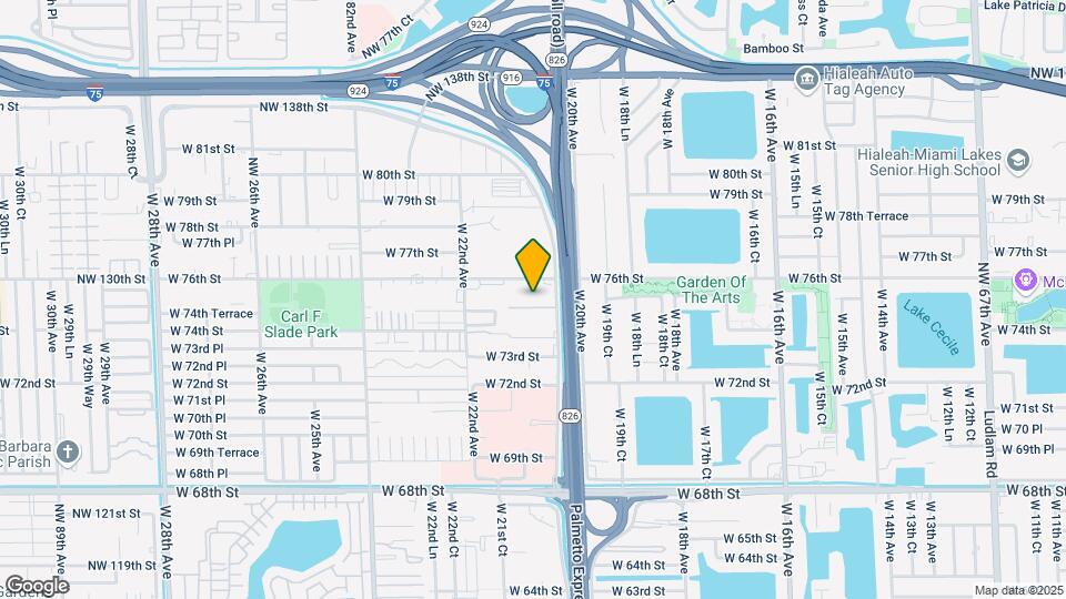 7546 W 20th Ave Map and Location Details