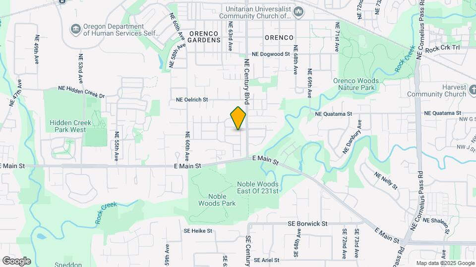 6449 NE Meadowgate Ct Map and Location Details