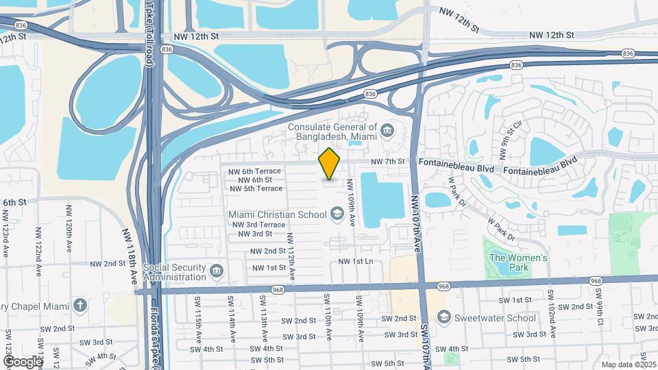 520 NW 109th Ave, Unit 606 Map and Location Details