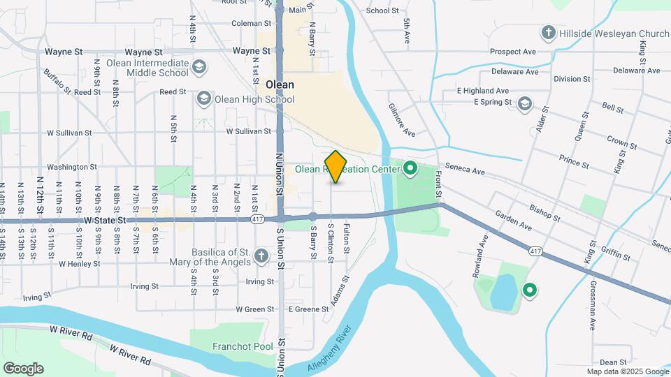 202 N Clinton St, Unit 1 Map and Location Details