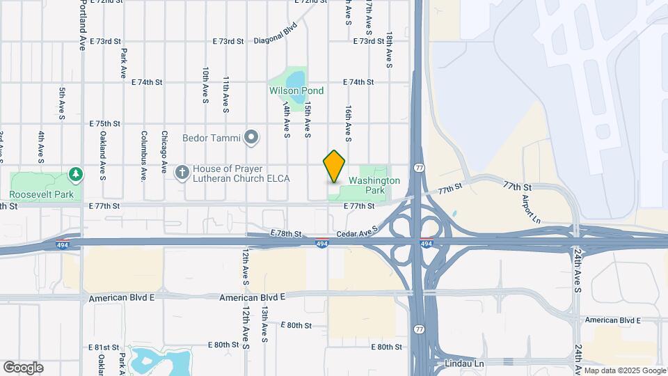 7629 Bloomington Ave S Map and Location Details