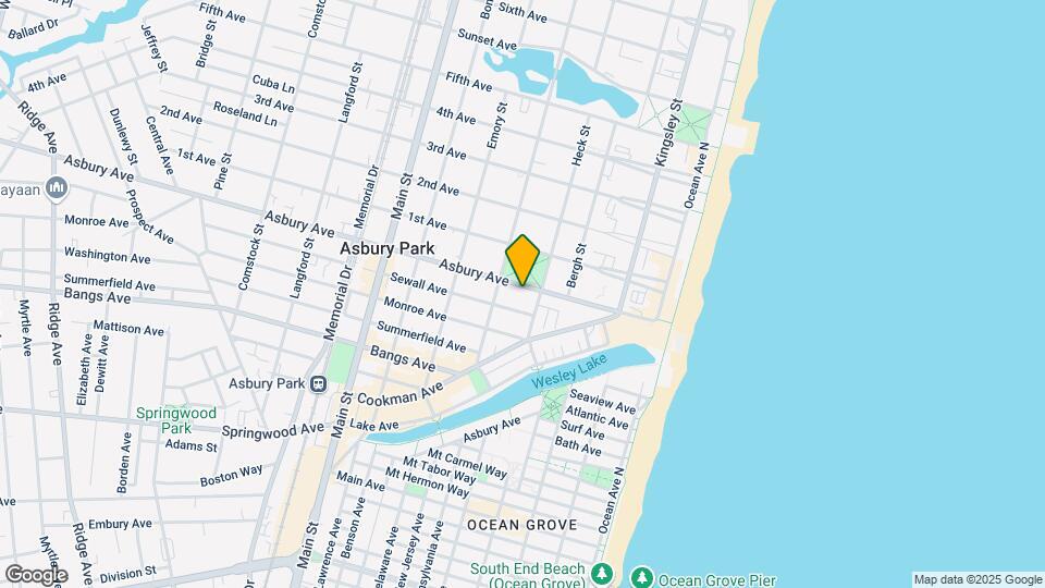 408 Asbury Ave Mapa y Detalles de la Ubicación