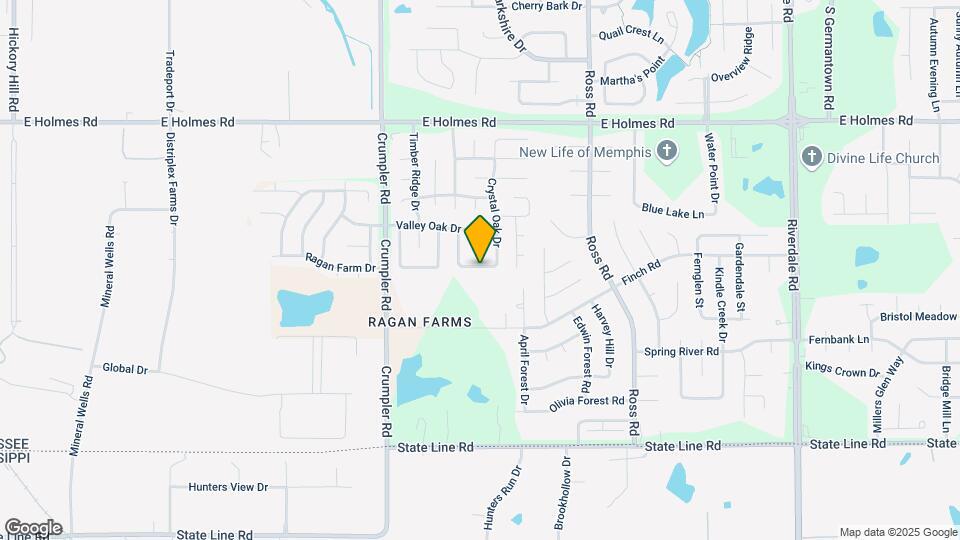 6561 Bald Oak Dr Map and Location Details
