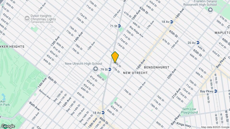 1682 76th St Map and Location Details