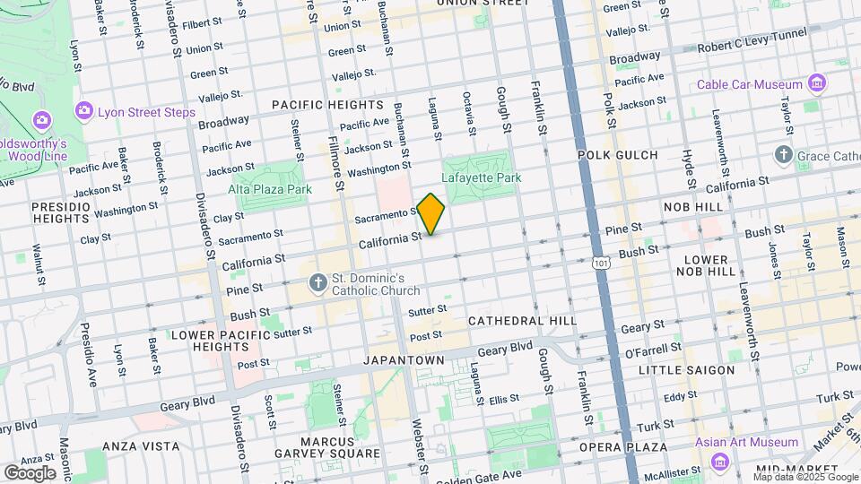 2173 California St Map and Location Details