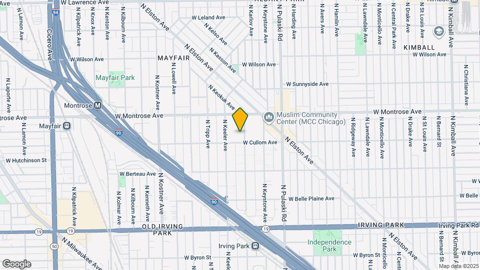 4312 N Kedvale Ave Map and Location Details