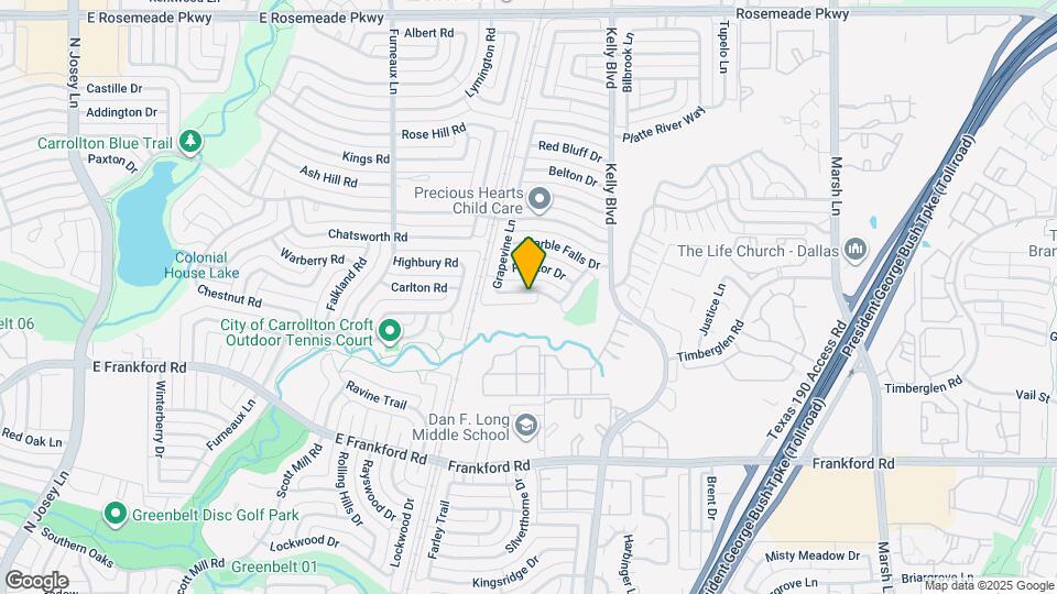 2214 Grapevine Ln Mapa y Detalles de la Ubicación