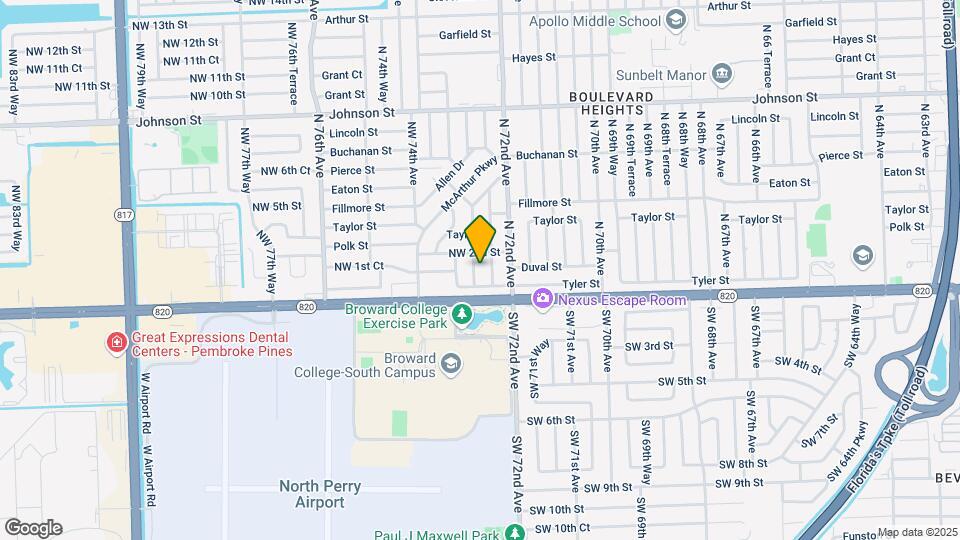 131 NW 72nd Way Map and Location Details