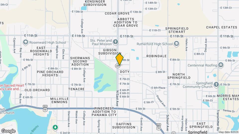 2701 E 8th Ct Map and Location Details