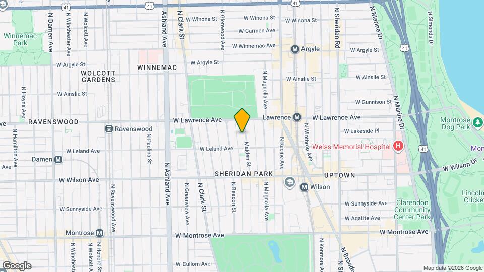 4722 N Malden St, Unit 4735-211 Mapa y Detalles de la Ubicación