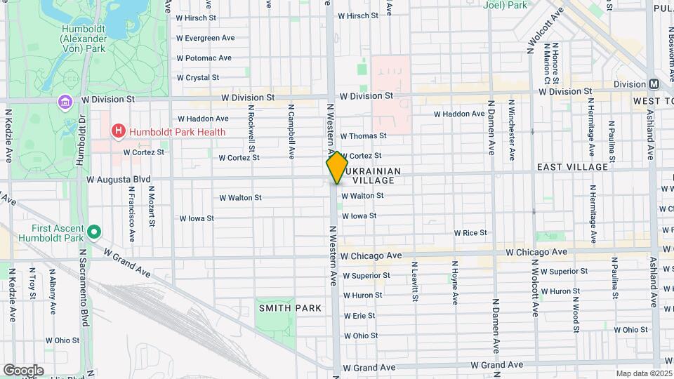 939 N Western Ave Mapa y Detalles de la Ubicación