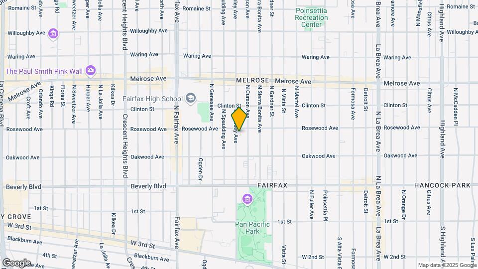 454 N Stanley Ave Map and Location Details