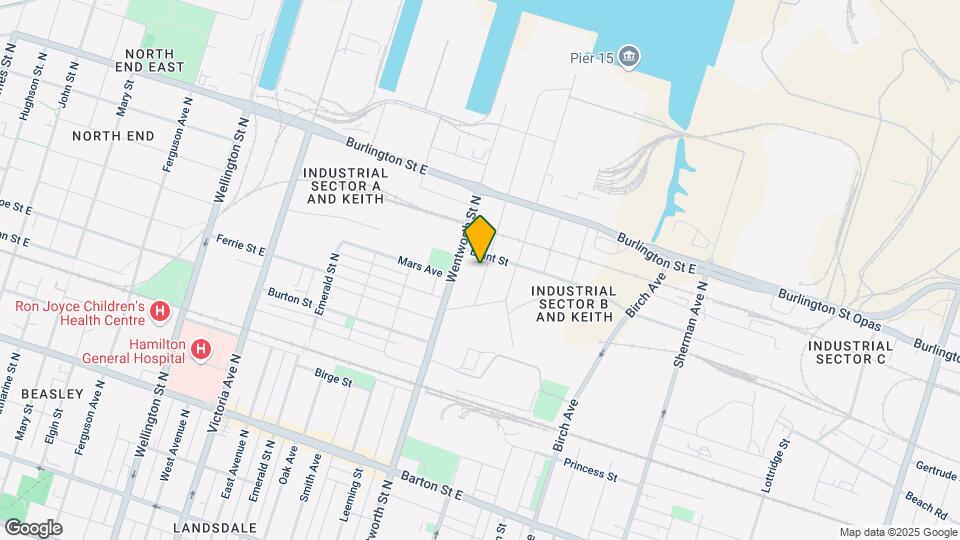 35 Niagara St Map and Location Details