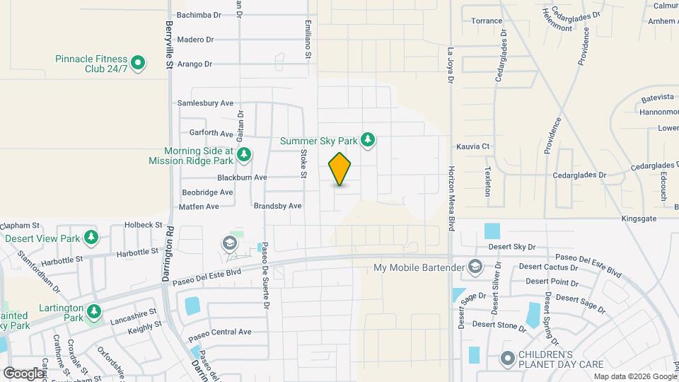 13829 October Sky Ct Mapa y Detalles de la Ubicación