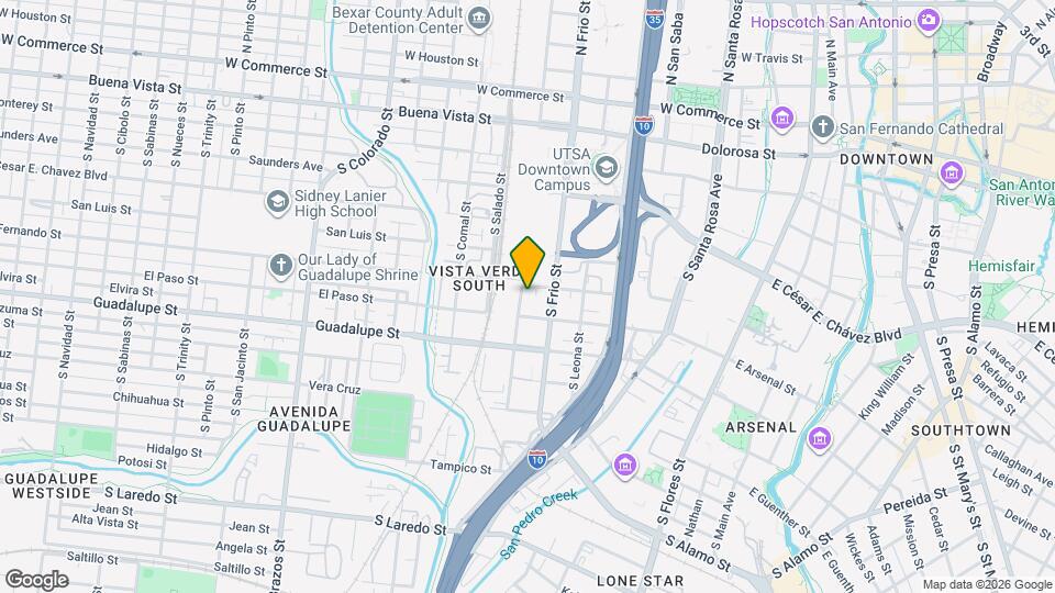 710 S Medina Map and Location Details