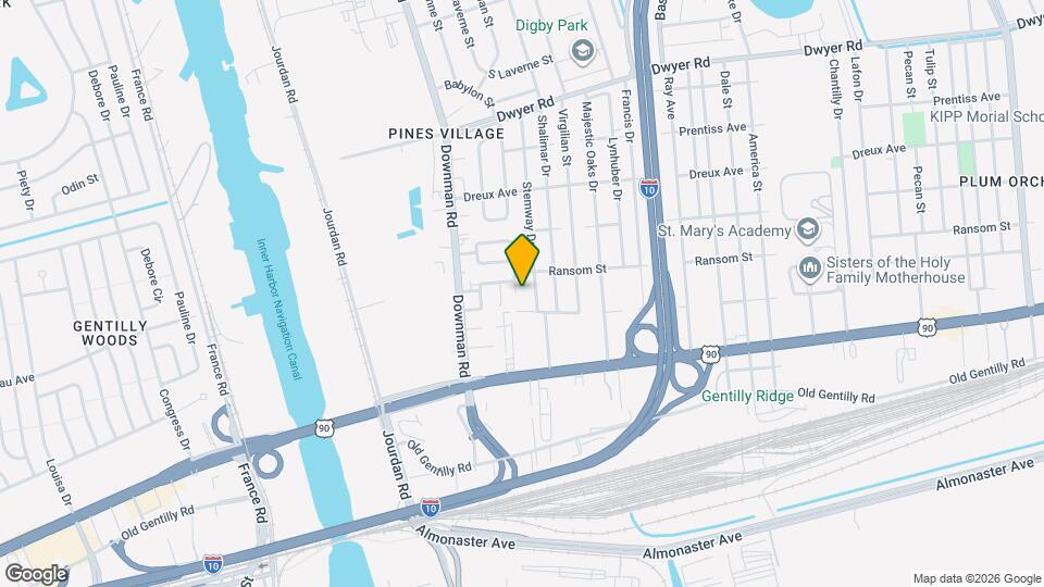 4409 Skyview Dr Map and Location Details