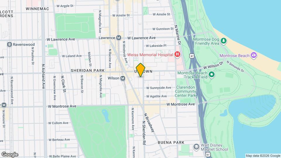 4536 N Sheridan Rd, Unit M04H Map and Location Details