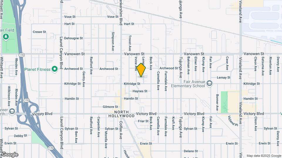 6615 Lemp Ave Map and Location Details