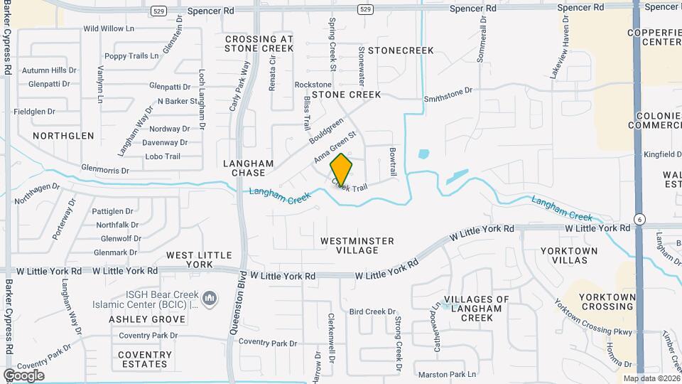 16731 Creek Trail Map and Location Details