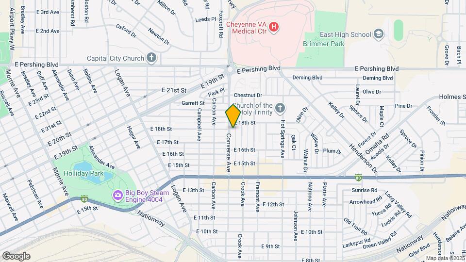 1623 Converse Ave Mapa y Detalles de la Ubicación