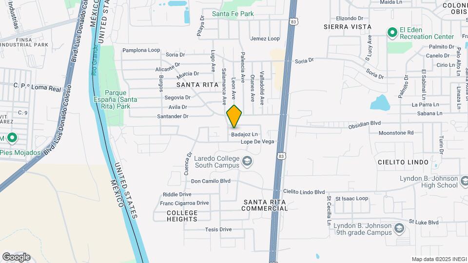 408 Badajoz Ln Map and Location Details