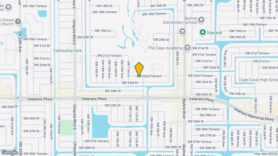 1108 SW 22nd Terrace Map and Location Details