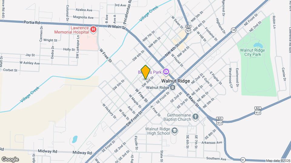 314 SW 3rd St Map and Location Details