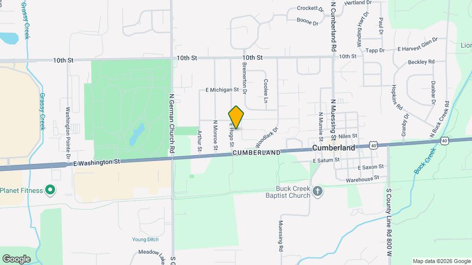 123 Hugo St Map and Location Details