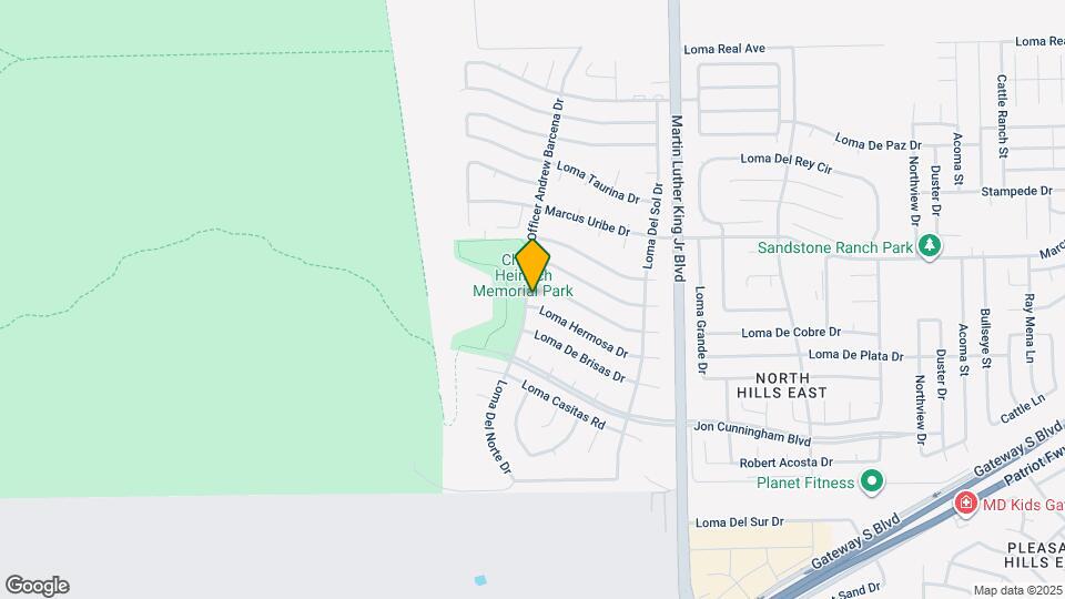 4301 Loma Hermosa Dr Map and Location Details