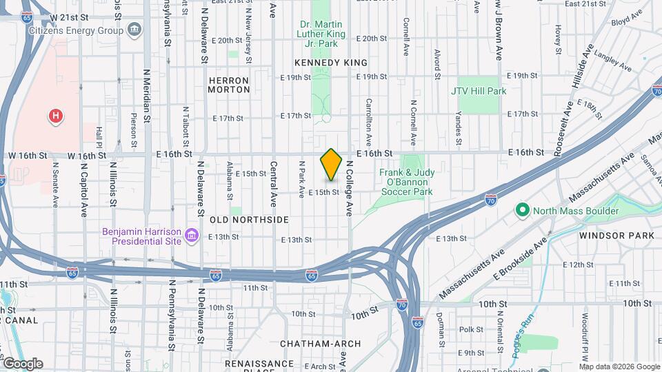 1507 Broadway St Map and Location Details