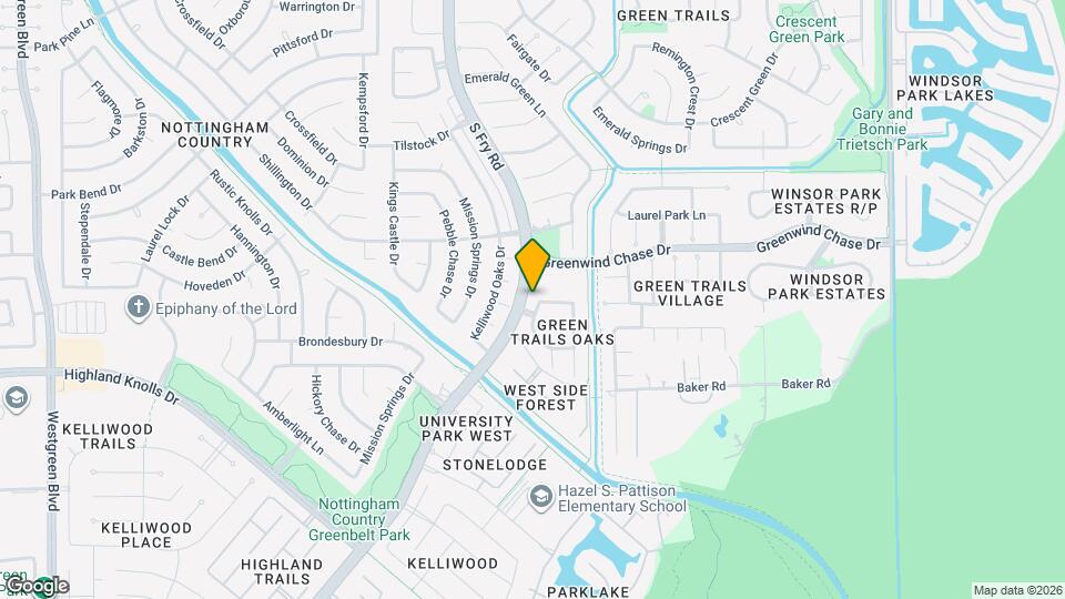 1706 Fantasy Woods Dr Map and Location Details