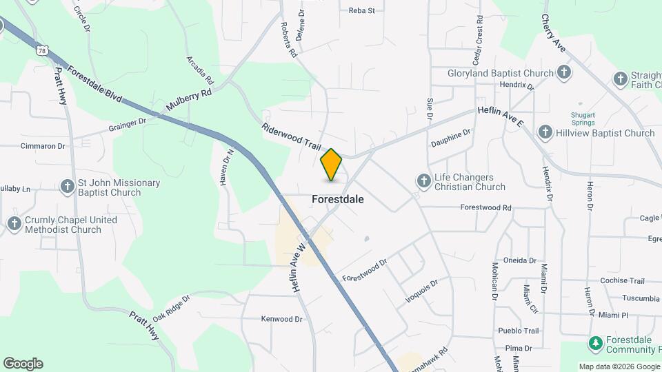 1616 Jonquil Ln Map and Location Details