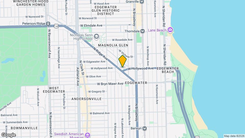 5679 N Ridge Ave, Unit J01P Mapa y Detalles de la Ubicación