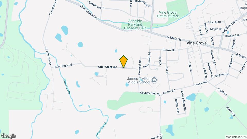 824 Otter Creek Rd Map and Location Details