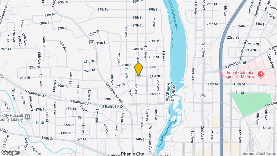 505 21st St Map and Location Details