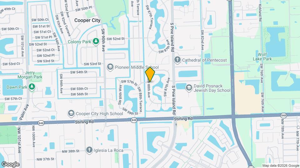 8790 SW 57th St Map and Location Details