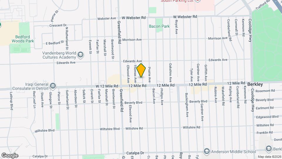 3477 Cummings Ave Mapa y Detalles de la Ubicación