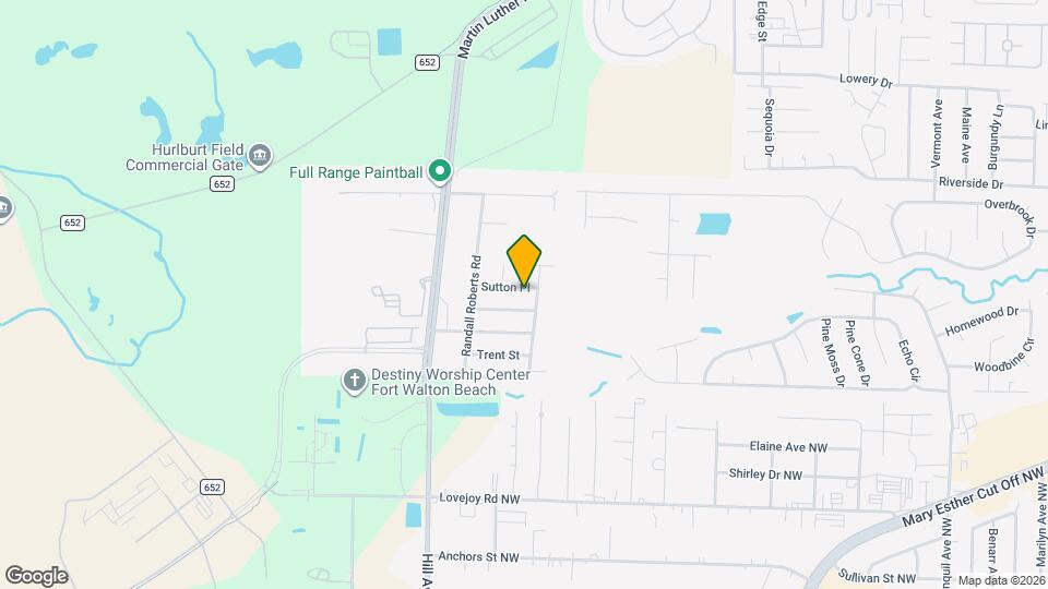 1622 Sutton Pl Map and Location Details