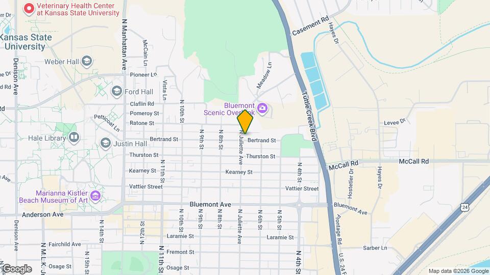 630 Bertrand St Map and Location Details