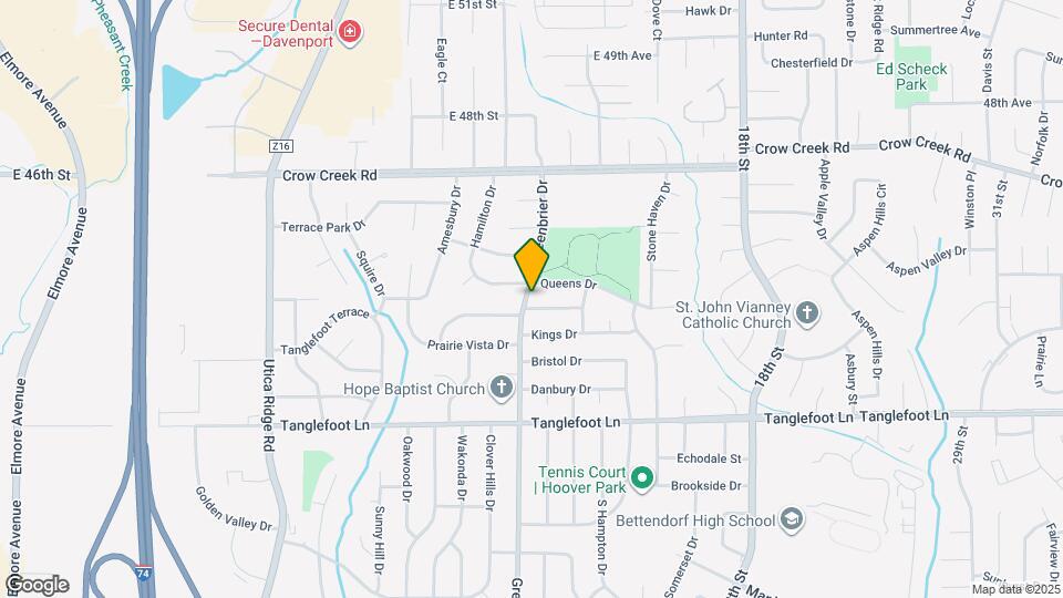 4153 Greenbrier Dr Map and Location Details