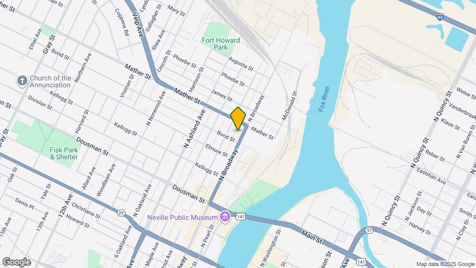 611 N Broadway Map and Location Details
