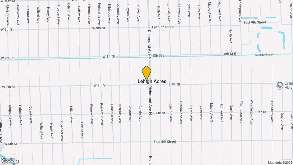 303 E 7th St Map and Location Details