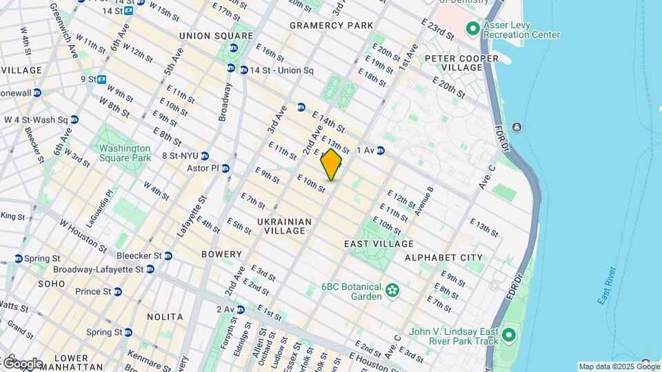 171 1st Ave Mapa y Detalles de la Ubicación