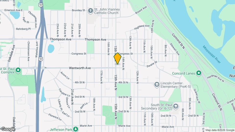504 15th Ave N Map and Location Details