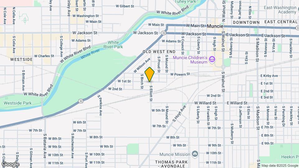 1001 W 1st St, Unit 2 Map and Location Details