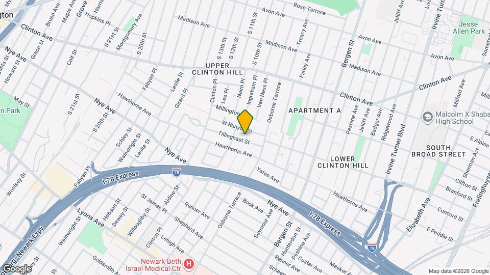 35 Tillinghast St Map and Location Details